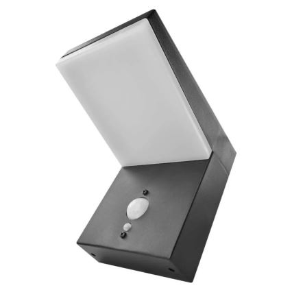 LED Ηλιακό Επιτοίχιο Φωτιστικό με Αισθητήρα LED/4,4W/3,7V 2200 mAh IP44