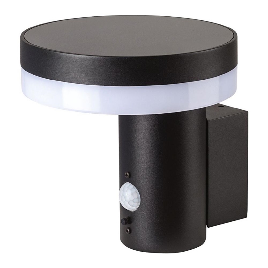 LED ηλιακό φωτιστικό τοίχου με αισθητήρα SOLARIS3 LED/5,5W/3,7V 4000K IP44 2600 mAh