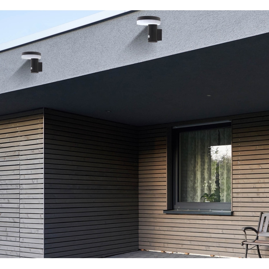 LED ηλιακό φωτιστικό τοίχου με αισθητήρα SOLARIS3 LED/5,5W/3,7V 4000K IP44 2600 mAh