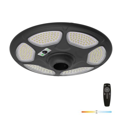 Ηλιακός LED λαμπτήρας δρόμου με αισθητήρα SOLSUMI LED/25W/3,2V IP54 25000 mAh + τηλεχειριστήριο