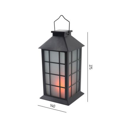 LED Ηλιακό κρεμαστό φωτιστικό CANDELIO MILKY LED/1xAA 1600K IP44 200 mAh