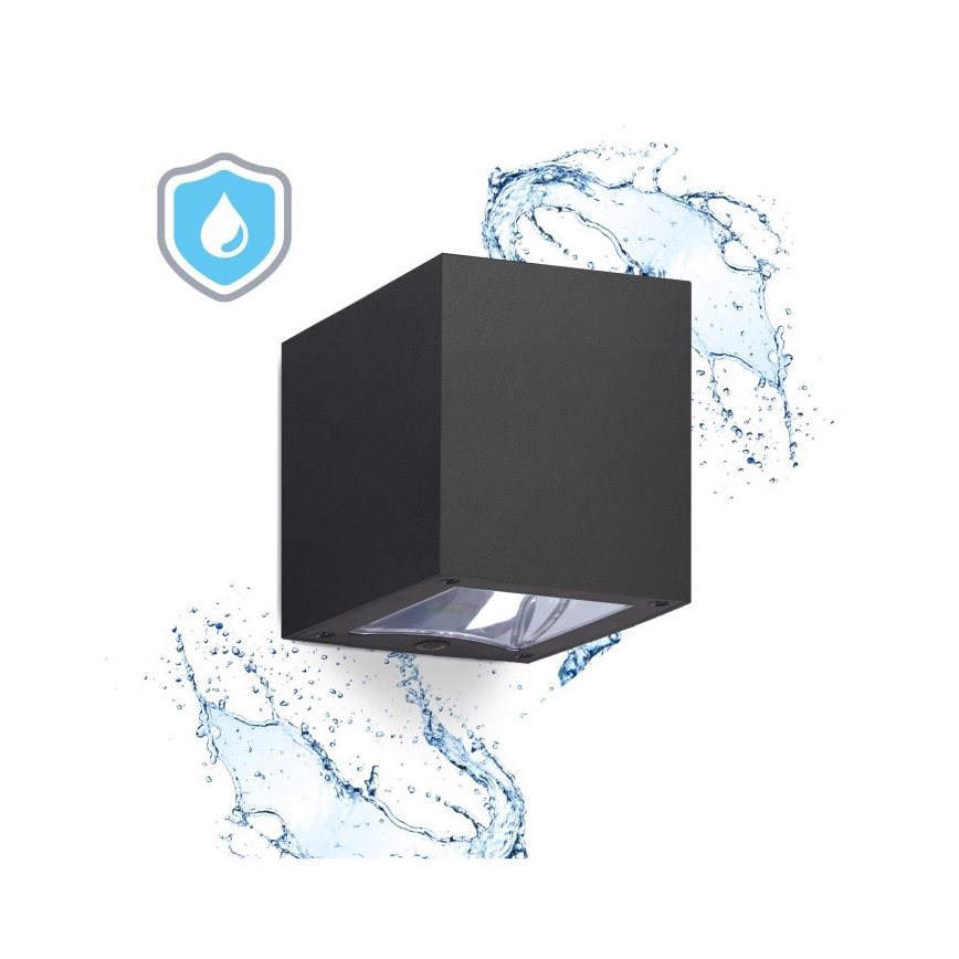 LED ηλιακό επιτοίχιο φωτιστικό QUERK LED/1,2V 3000/4000K IP54 800 mAh