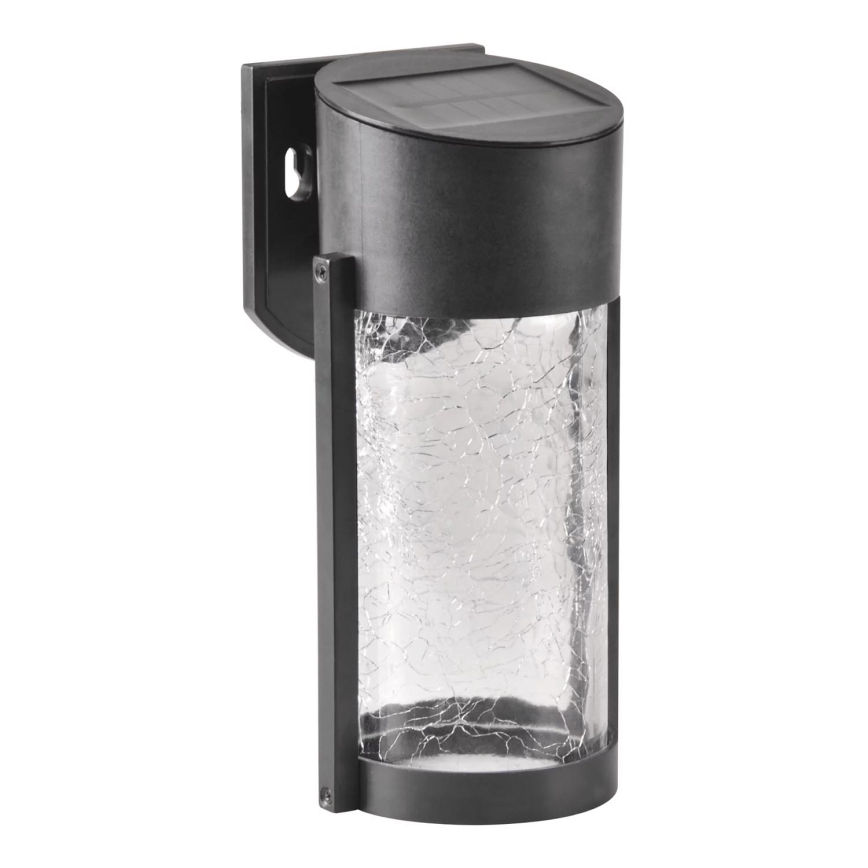 LED Ηλιακό Επιτοίχιο Φωτιστικό VETRO LED/1,2V 600 mAh IP44