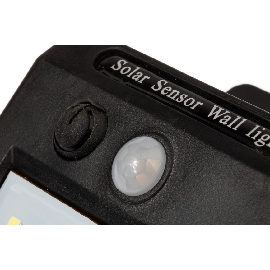 LED ηλιακό επιτοίχιο φωτιστικό με αισθητήρα LED/0,55W/3,7V 1200 mAh IP65
