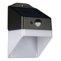 LED ηλιακό επιτοίχιο φωτιστικό με αισθητήρα LED/2W/3,7V 4000K IP65 1200 mAh