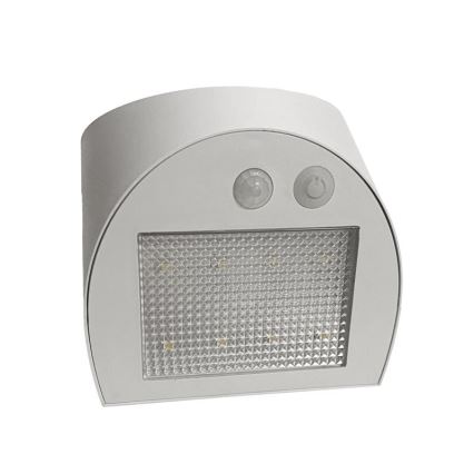 Ηλιακό LED επιτοίχιο φωτιστικό με αισθητήρα LED/3W/3,7V 3000/4000K 1200 mAh IP54 λευκό