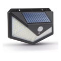 LED Ηλιακό Επιτοίχιο Φωτιστικό με Αισθητήρα LED/5W/5,5V IP65 1200 mAh
