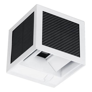 LED ηλιακό επιτοίχιο φωτιστικό με αισθητήρα LED/9W/3,7V 3000/4000/6000K IP65 2600 mAh λευκό
