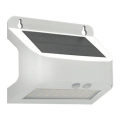 LED ηλιακό επιτοίχιο φωτιστικό με αισθητήρα SOLTO LED/6W/3,7V 4000K IP54 2400 mAh λευκό
