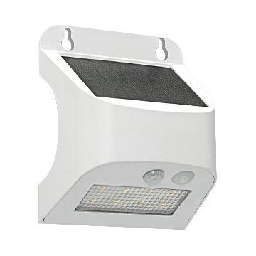 LED ηλιακό επίτοιχο φωτιστικό με αισθητήρα SOLTO LED/3W/3,7V 4000K IP54 1200 mAh λευκό