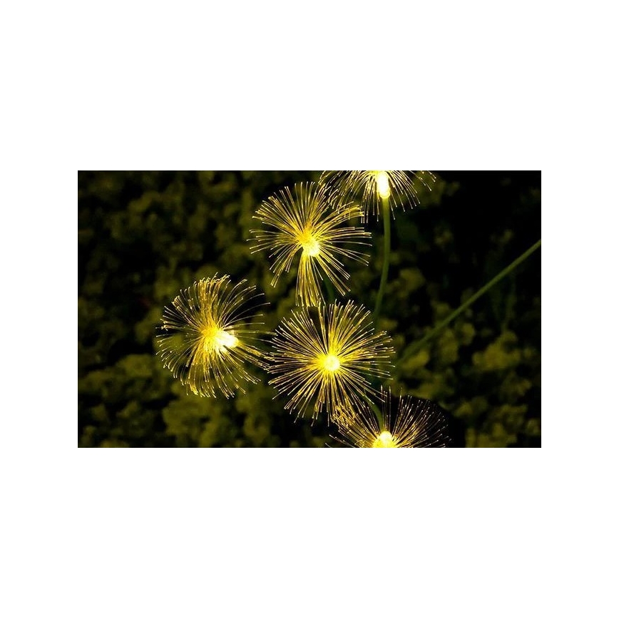 LED ηλιακό διακοσμητικό φωτιστικό με αισθητήρα 6xLED/1,2V 3000K 77 cm 600 mAh IP44