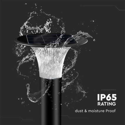 Ηλιακός LED φωτισμός με αισθητήρα LED/15W/3,2V 4000K/6000K IP65 6000 mAh