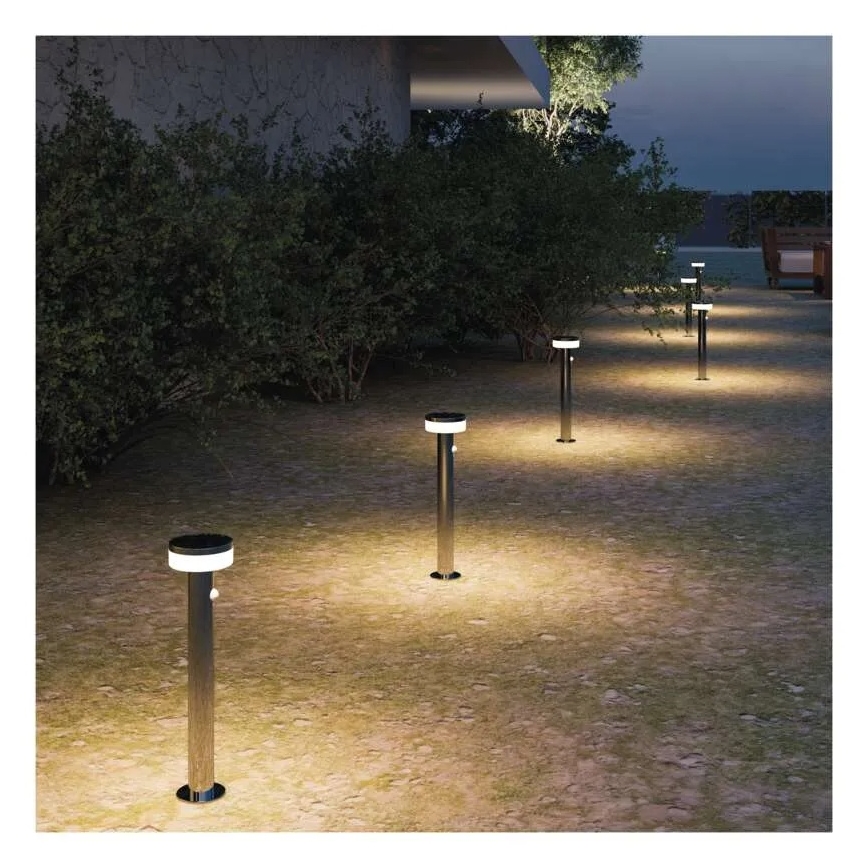 Ηλιακός λαμπτήρας LED με αισθητήρα LED/2W/3,7V 1200 mAh IP44 80 εκ.