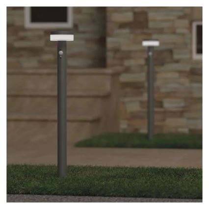 Ηλιακός λαμπτήρας LED με αισθητήρα LED/2W/3,7V 1200 mAh IP44 80 εκ.