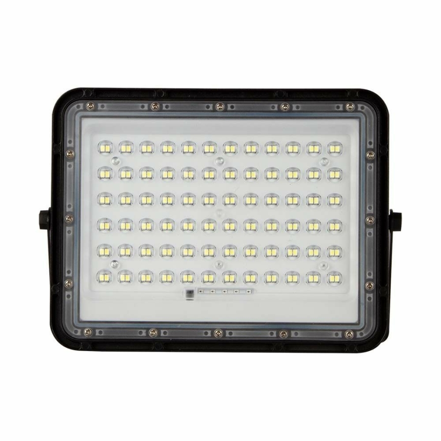 LED Εξωτερικού χώρου dimming ηλιακός προβολέας LED/15W/3,2V IP65 4000K 12000 mAh μαύρο + τηλεχειριστήριο