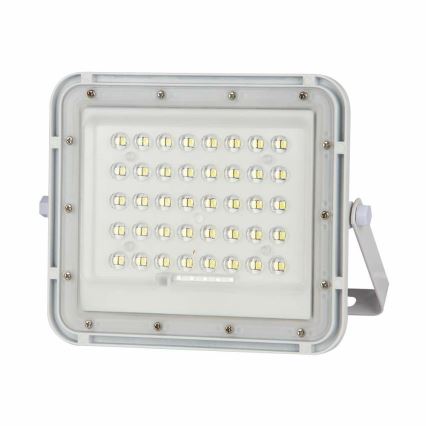LED Εξωτερικού χώρου dimming ηλιακός προβολέας LED/6W/3,2V IP65 6400K 5000 mAh λευκό + τηλεχειριστήριο