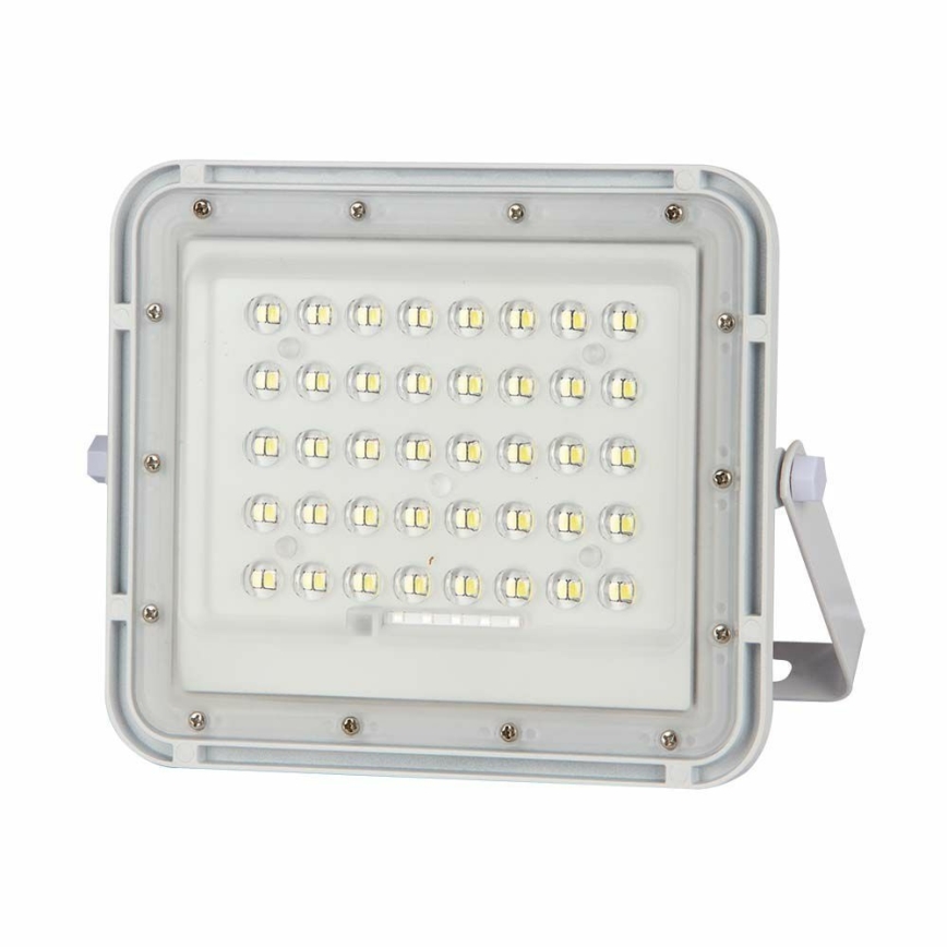 LED Εξωτερικού χώρου dimming ηλιακός προβολέας LED/6W/3,2V IP65 6400K 5000 mAh λευκό + τηλεχειριστήριο
