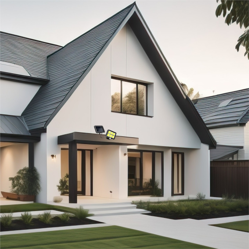 LED ηλιακός προβολέας με αισθητήρα LED/1,5W/3,7V 6000K IP44 1200 mAh