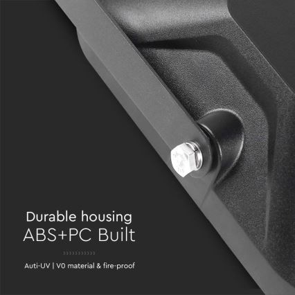 LED Ηλιακός προβολέας με αισθητήρα LED/30W/6,4V 4000K 6000 mAh + τηλεχειριστήριο