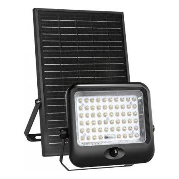 LED Ηλιακός προβολέας με αισθητήρα MHCS LED/20W/3,2V 3000/4000/6500K IP65 10000 mAh + τηλεχειριστήριο
