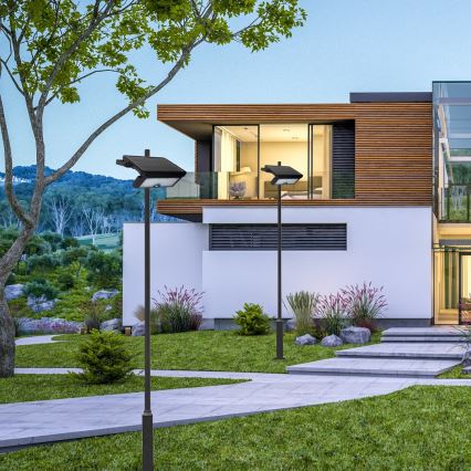 LED ηλιακός προβολέας με αισθητήρα κίνησης και λυκόφωτος EPAD LED/10W/3000 mAh 7,4V 4000K IP65