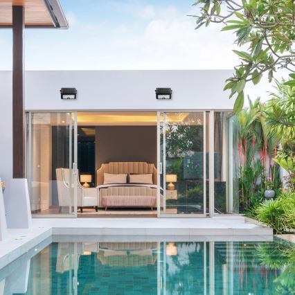 LED ηλιακός προβολέας με αισθητήρα κίνησης και λυκόφως EPAD LED/5W/3000 mAh 3,7V 4000K IP65