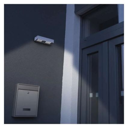 LED ηλιακός προβολέας με αισθητήρα κίνησης LED/3,7V 3000mAh 4000K IP65 λευκός