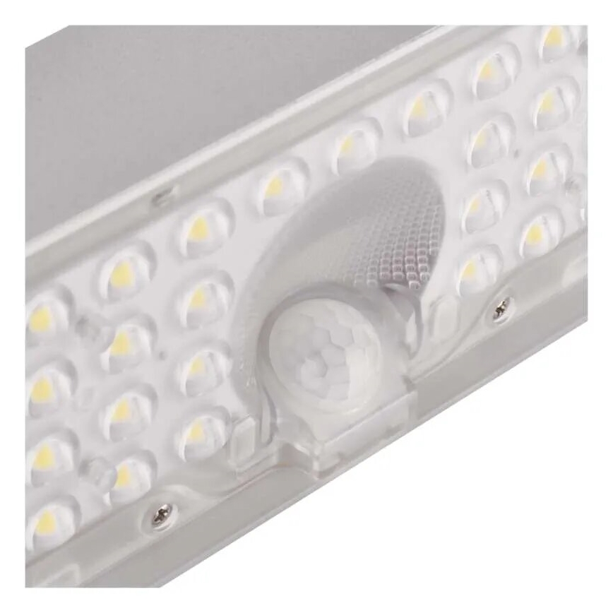 LED ηλιακός προβολέας με αισθητήρα κίνησης LED/3,7V 3000mAh 4000K IP65 λευκός