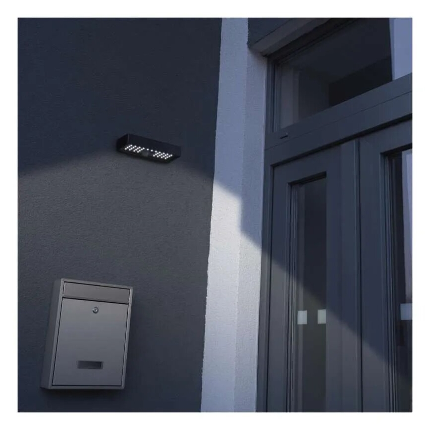 LED ηλιακός προβολέας με αισθητήρα κίνησης LED/3,7V 3000mAh 4000K IP65 μαύρο