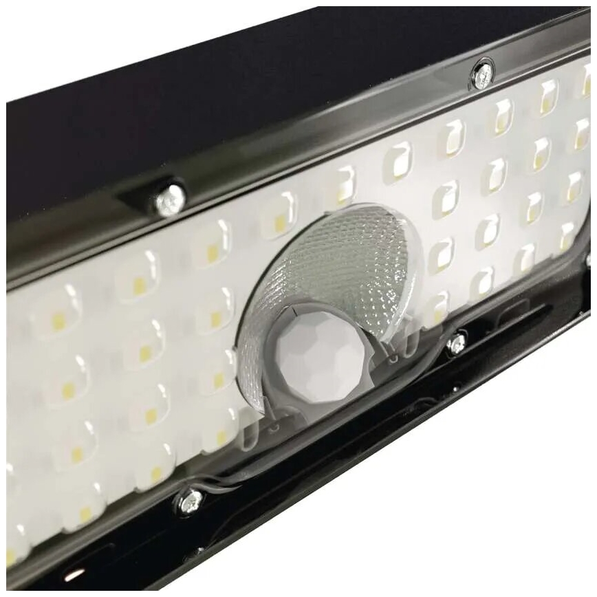 LED ηλιακός προβολέας με αισθητήρα κίνησης LED/3,7V 3000mAh 4000K IP65 μαύρο