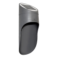 LED Ηλιακό Επιτοίχιο Φωτιστικό PALESA LED/1W/3,7V IP65 1800 mAh γκρι