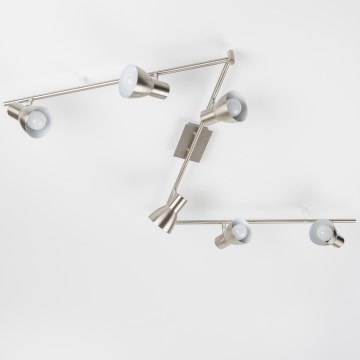 LED σποτ φωτιστικό 6xE14/5W/230V ματ χρώμιο