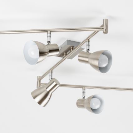 LED σποτ φωτιστικό 6xE14/5W/230V ματ χρώμιο