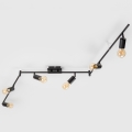 LED σποτ φωτιστικό 6xE27/6,5W/230V μαύρο