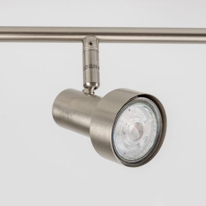 LED σποτ φωτιστικό 6xGU10/4,7W/230V ματ χρώμιο