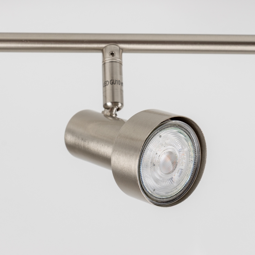 LED σποτ φωτιστικό 6xGU10/4,7W/230V ματ χρώμιο