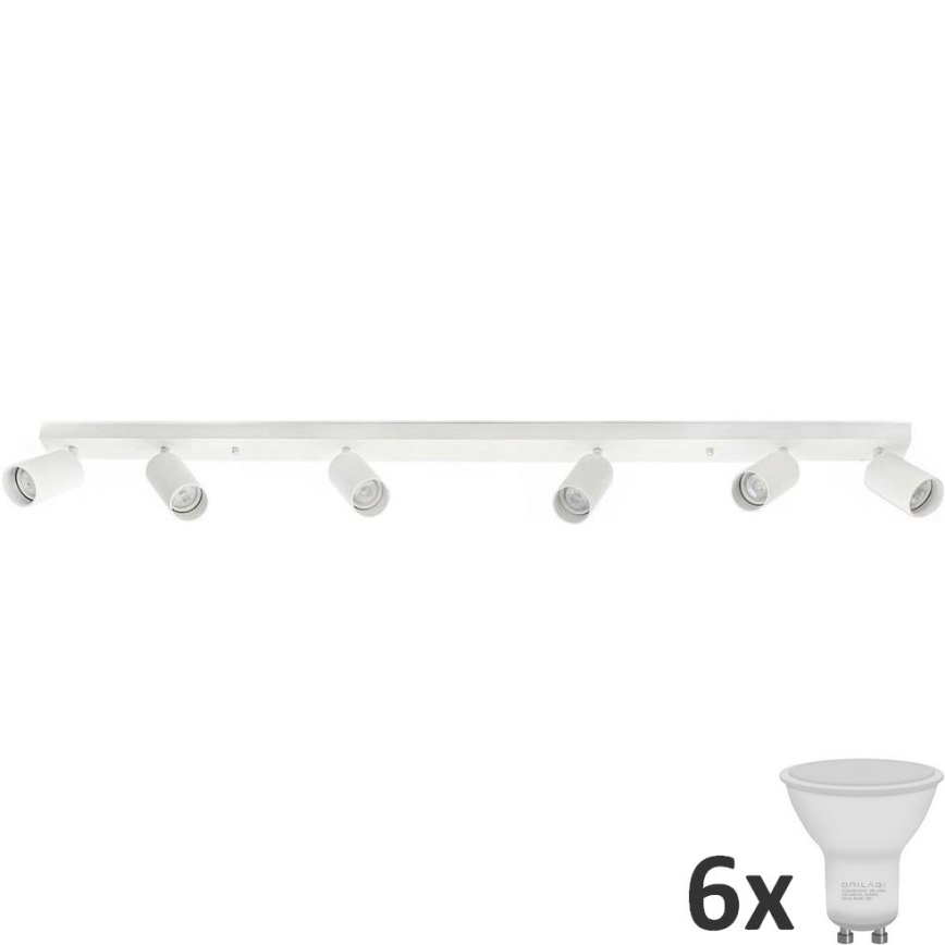 LED Σποτ φωτιστικό ANGIE 6xGU10/6W/230V λευκό