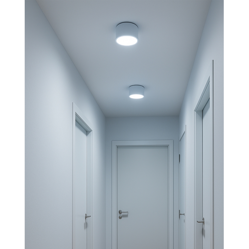 LED σποτ φωτιστικό LED/10W/230V 3000/4000/6400K, διάμ. 12 cm, λευκό