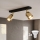 LED σποτ φωτιστικό TOP 2xGU10/10W/230V μαύρο/χρυσό