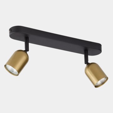LED Σποτ φωτιστικό TOP 2xGU10/10W/230V χρυσό/μαύρο