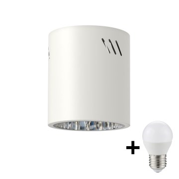 LED Σποτ GEORGE 1xE27/6W/230V διάμετρος 11 cm λευκό