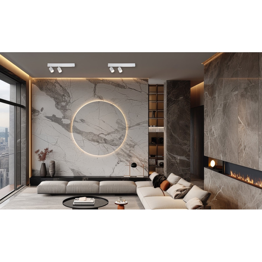 LED Σποτ MAGNET LED/5W/230V + 2xGU10/60W 3000/4000K λευκό