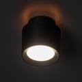 LED σποτ SONOR LED/6W/230V 3000/4000/5700K + LED/1,5W 2200K διάμ. 9 cm μαύρο