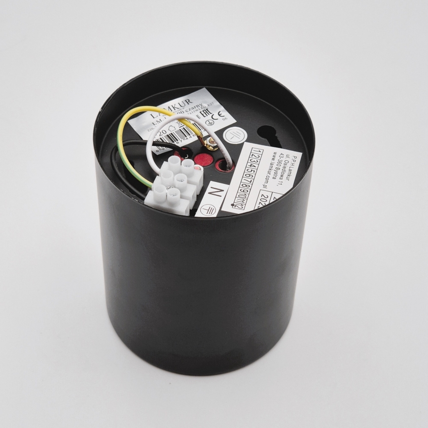 LED Σποτ φωτιστικό TACO 1xE27/15W/230V μαύρο