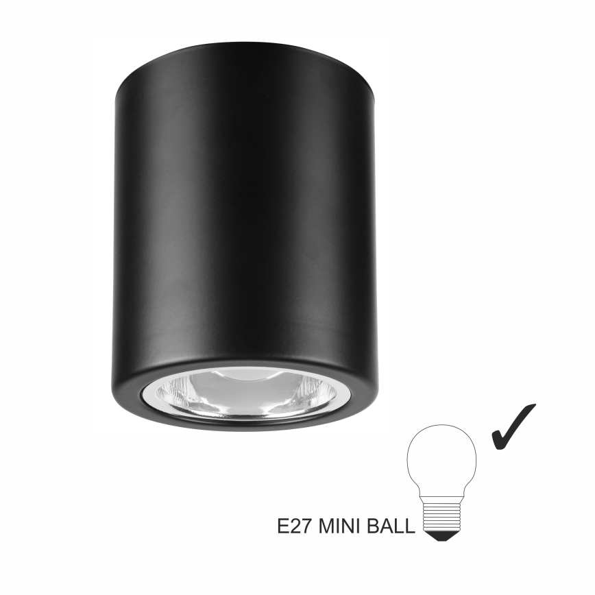 LED Σποτ φωτιστικό TACO 1xE27/15W/230V μαύρο