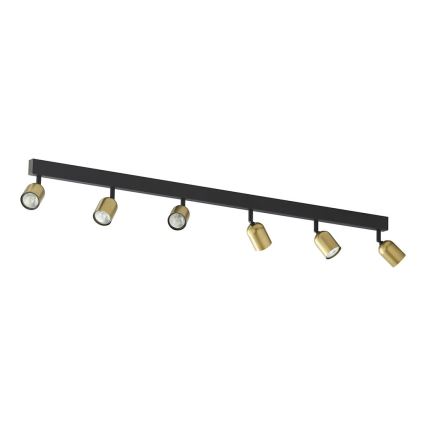 LED Σποτ TOP 6xGU10/10W/230V χρυσό/μαύρο