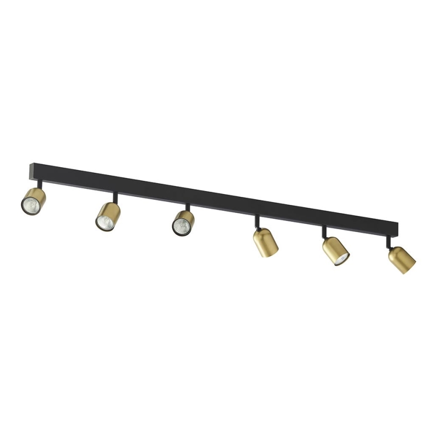 LED Σποτ TOP 6xGU10/10W/230V χρυσό/μαύρο