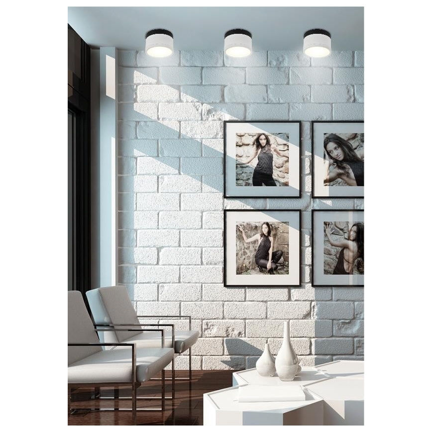 LED Σποτ TUBA LED/9W/230V λευκό/μαύρο