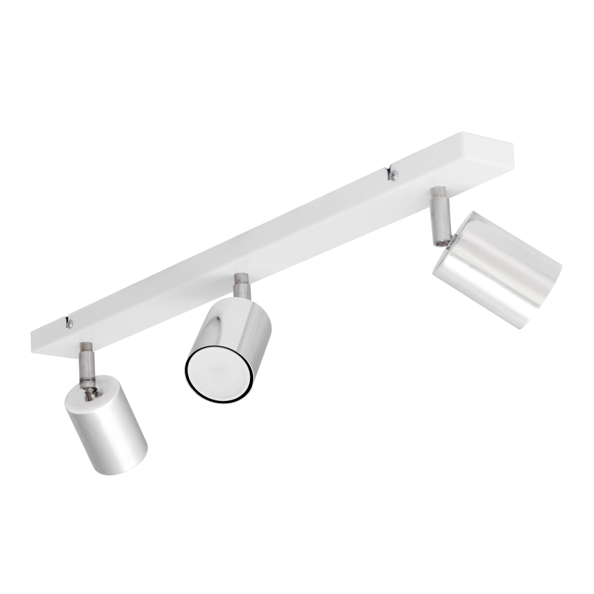 LED Σποτ TUNE 3xGU10/4,8W/230V ματ χρώμιο/λευκό