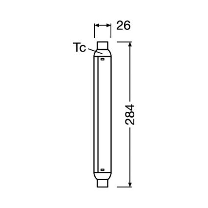 LED σωλήνας φθορισμού LINE S15s/7W/230V 2700K - Osram